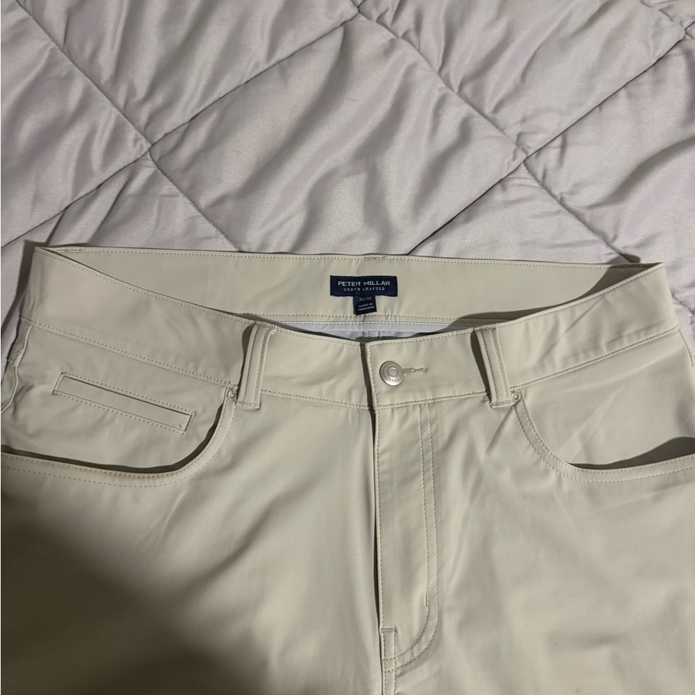Peter Millar Light Tan Trousers